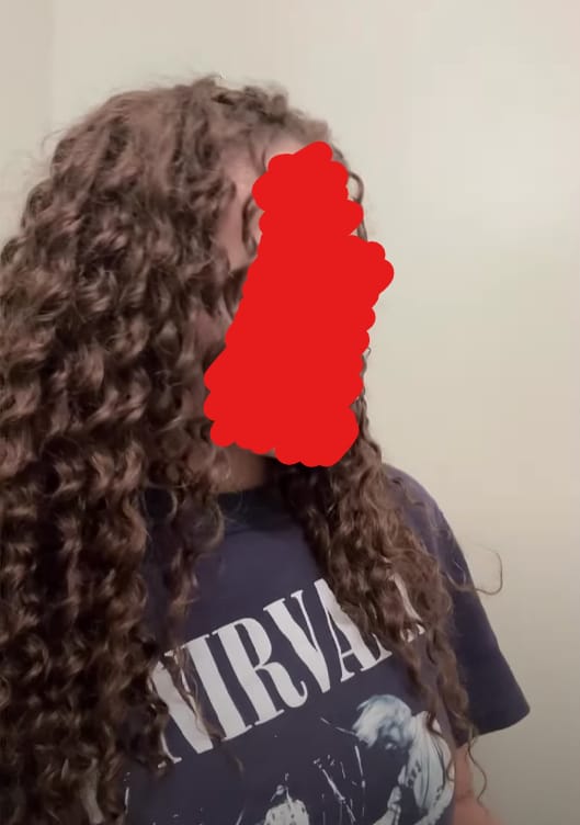 Customer photo review of #4 Medium Brown Deep Wave Human Crochet Hair for Braiding