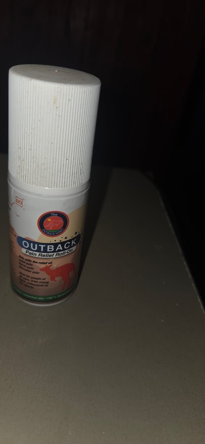 Customer photo review of Outback Pain Relief™ Oil 50ML Roll-On