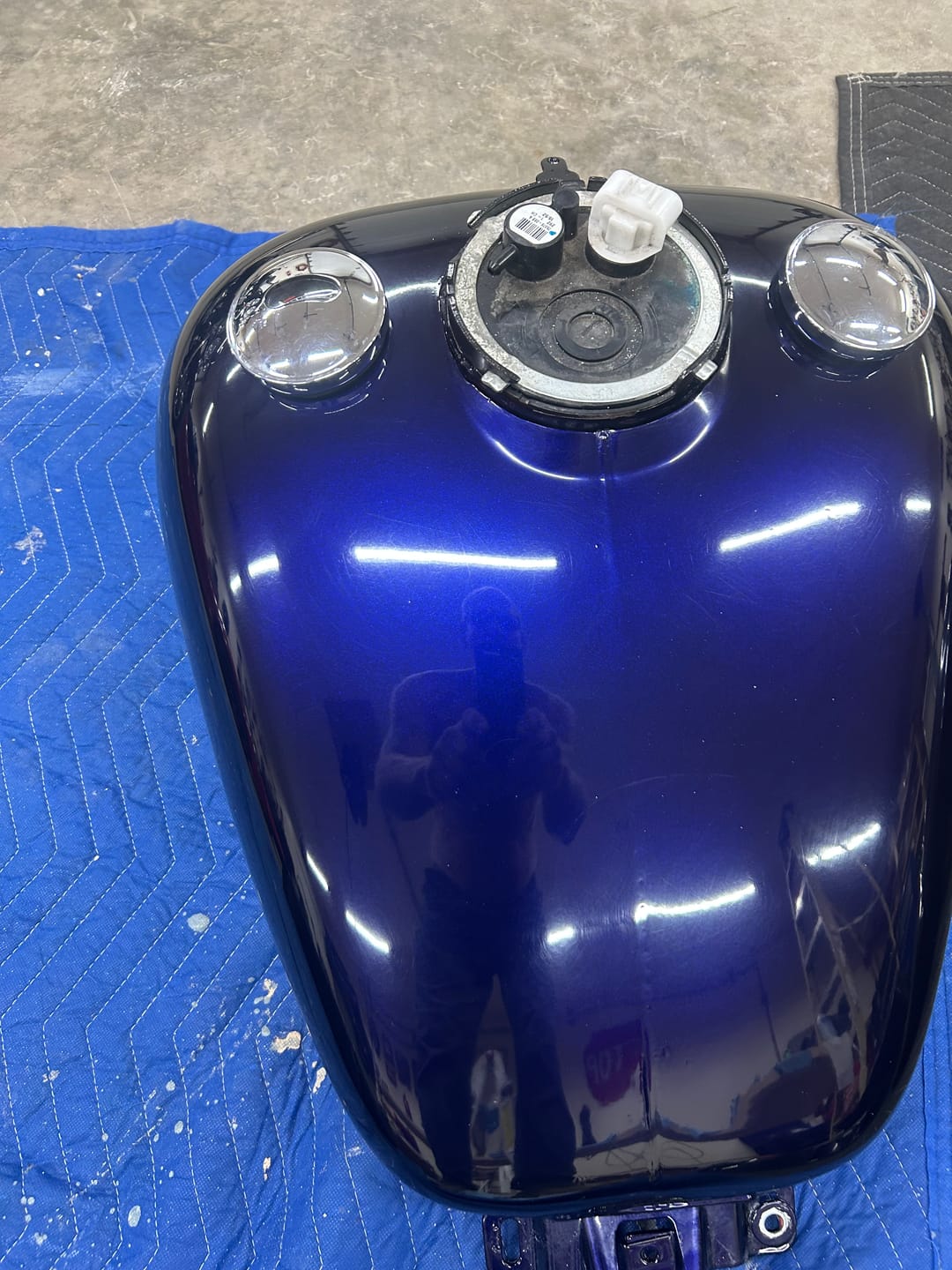 Customer photo review of Phantom Purple Paint Basecoat