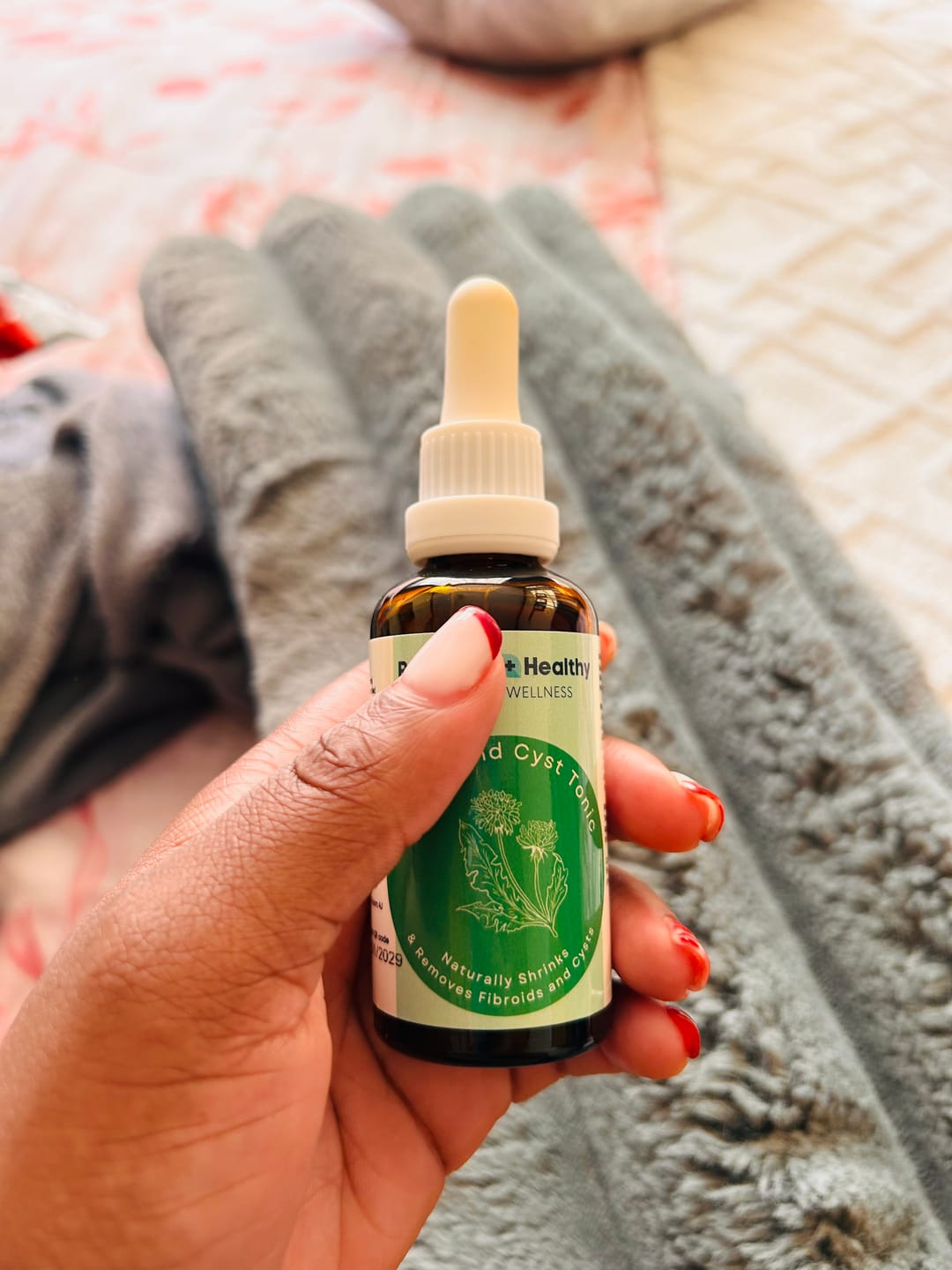 Customer photo review of Female Fibroid & Cyst Tonic
