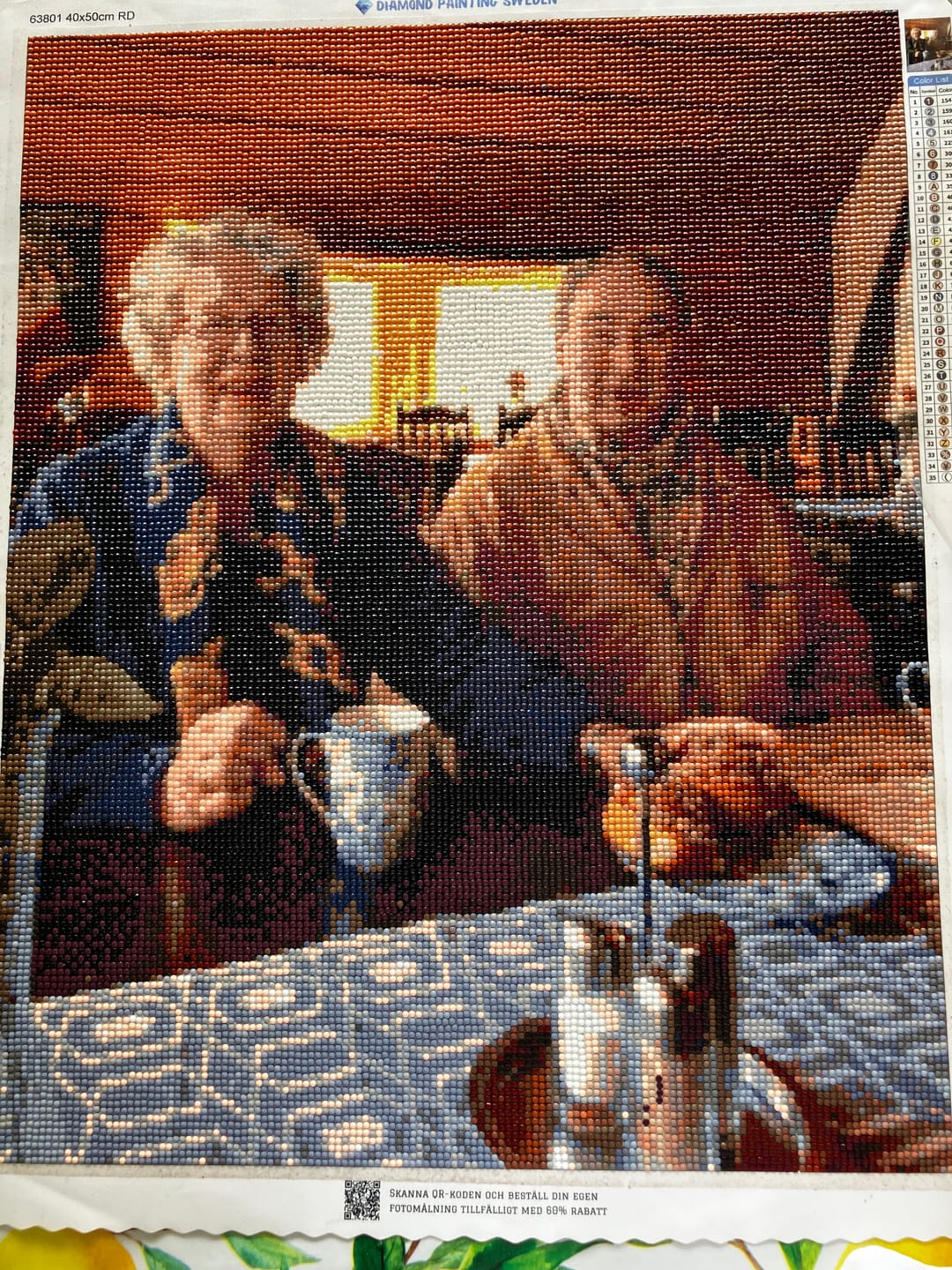 Customer photo review of Eget Foto Diamond Painting