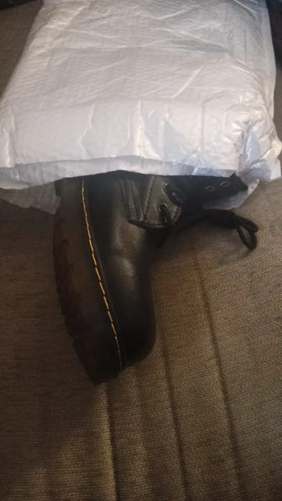 Customer photo review of Bottes Martin classiques haute qualité de style britannique