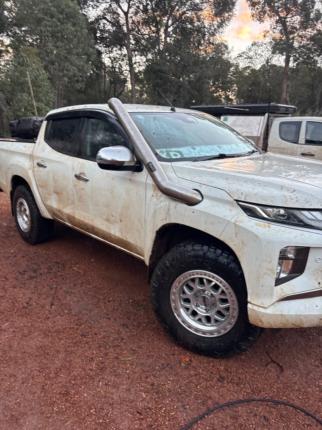 Customer photo review of Stainless Snorkel to suit MR Triton (MY19+)