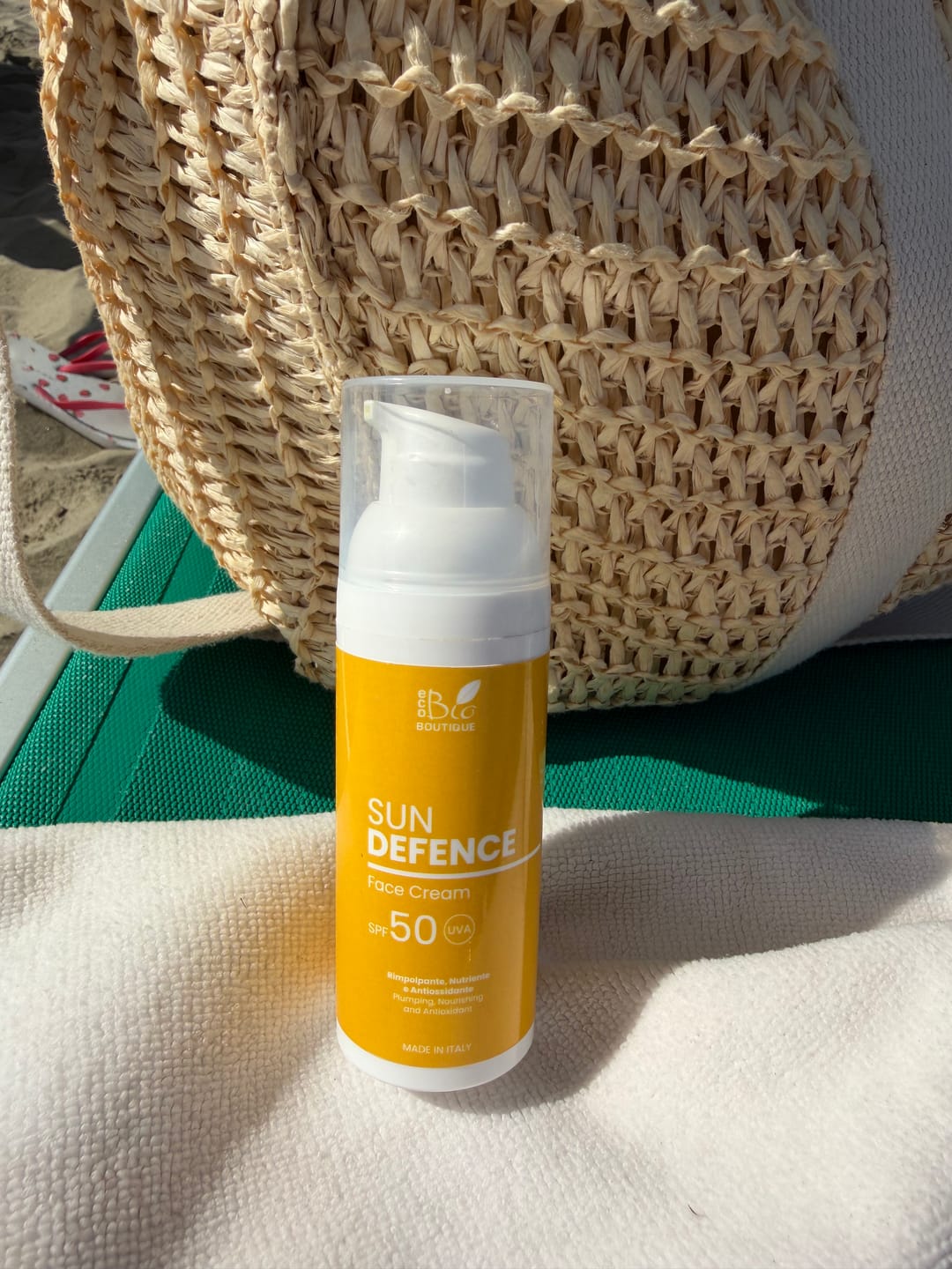 Customer photo review of Sunscreen Face Cream SPF50 - Sun Defence