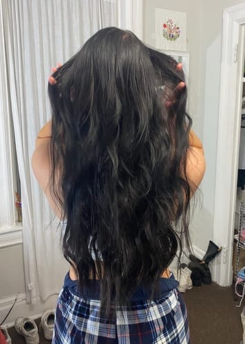 Customer photo review of Glow Halo - תוספת שיער למראה מלא וטבעי