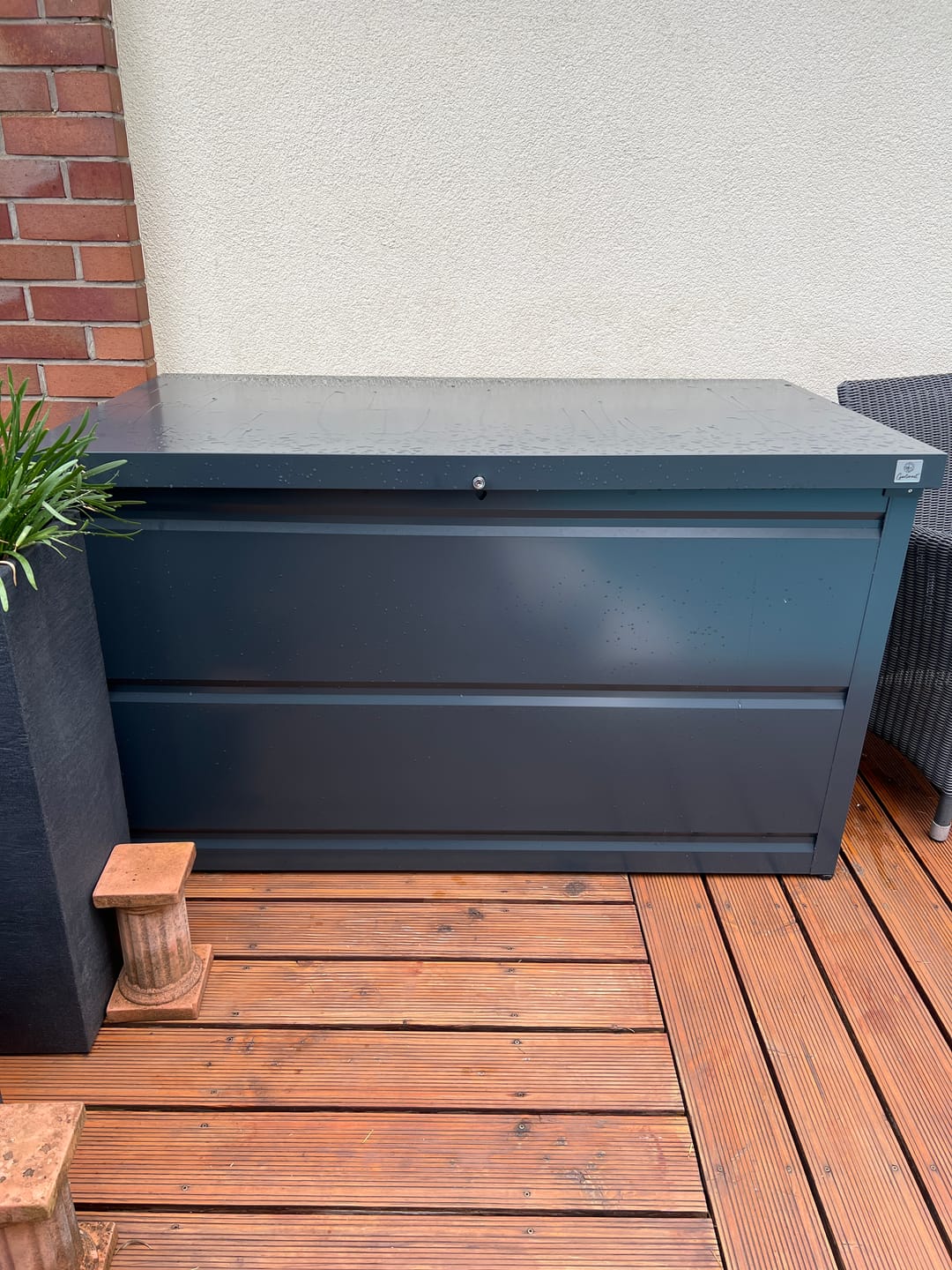 Customer photo review of Gartenzeit® Auflagenbox 900 L (148×83×87 cm)