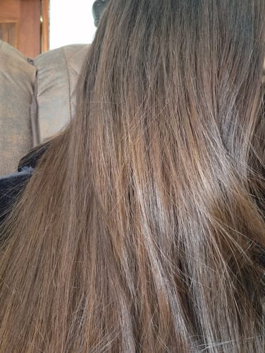Customer photo review of Kérastase Chroma Absolu Soin Acide Gloss - Color Preserving Treatment 210ml