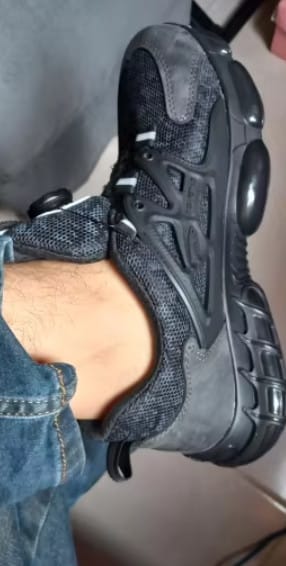 Customer photo review of Chaussures de Sécurité avec Bouton Rotatif - Parker en Acier & Coussin d'Air