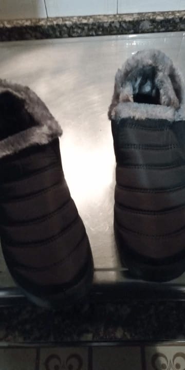 Customer photo review of Bottes doublées et imperméables pour l'hiver - B&J™