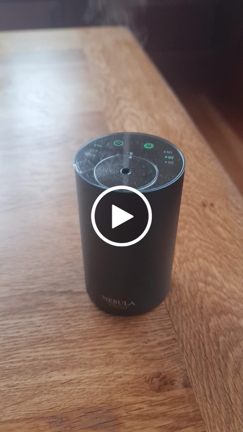 Customer video review of Nebula Waterless Diffuser - Portable & Rechargeable