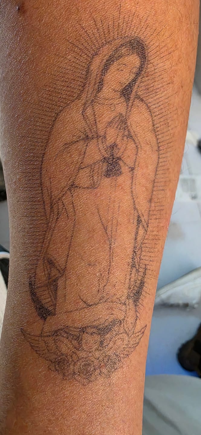 Customer photo review of Medium Custom Semi-Permanent Tattoo