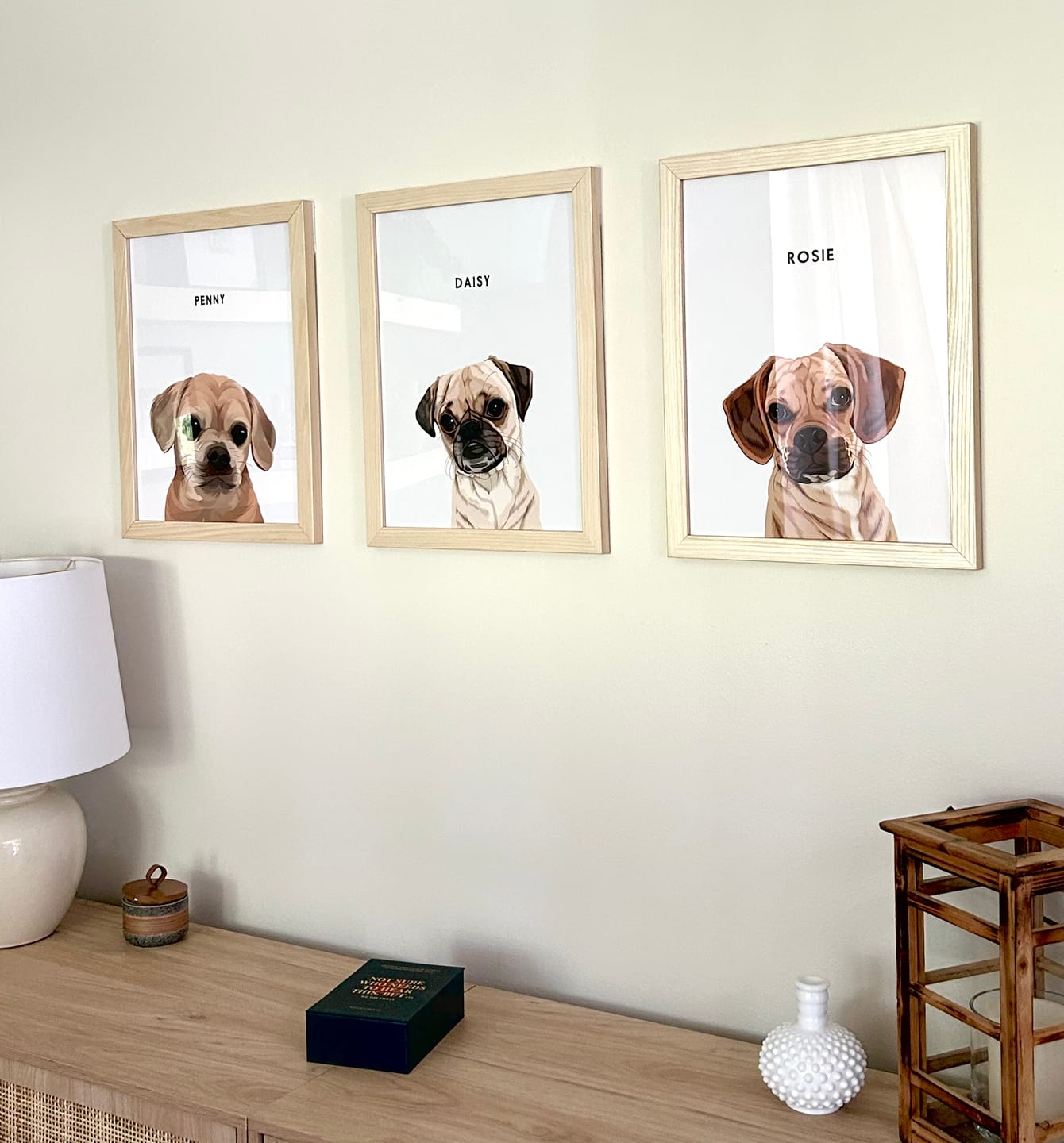 Customer photo review of Custom One Pet Portrait
