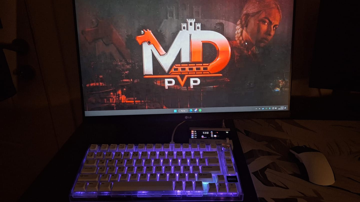 Customer photo review of Wraith W75 V2 Klavye (Manyetik Switch / HE)
