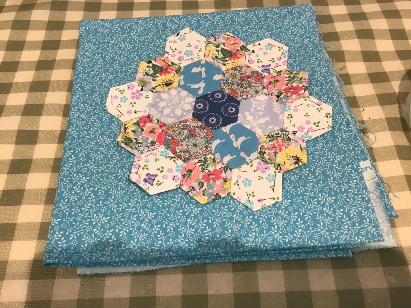 Customer photo review of Mini Garden Craft Cotton Fabric