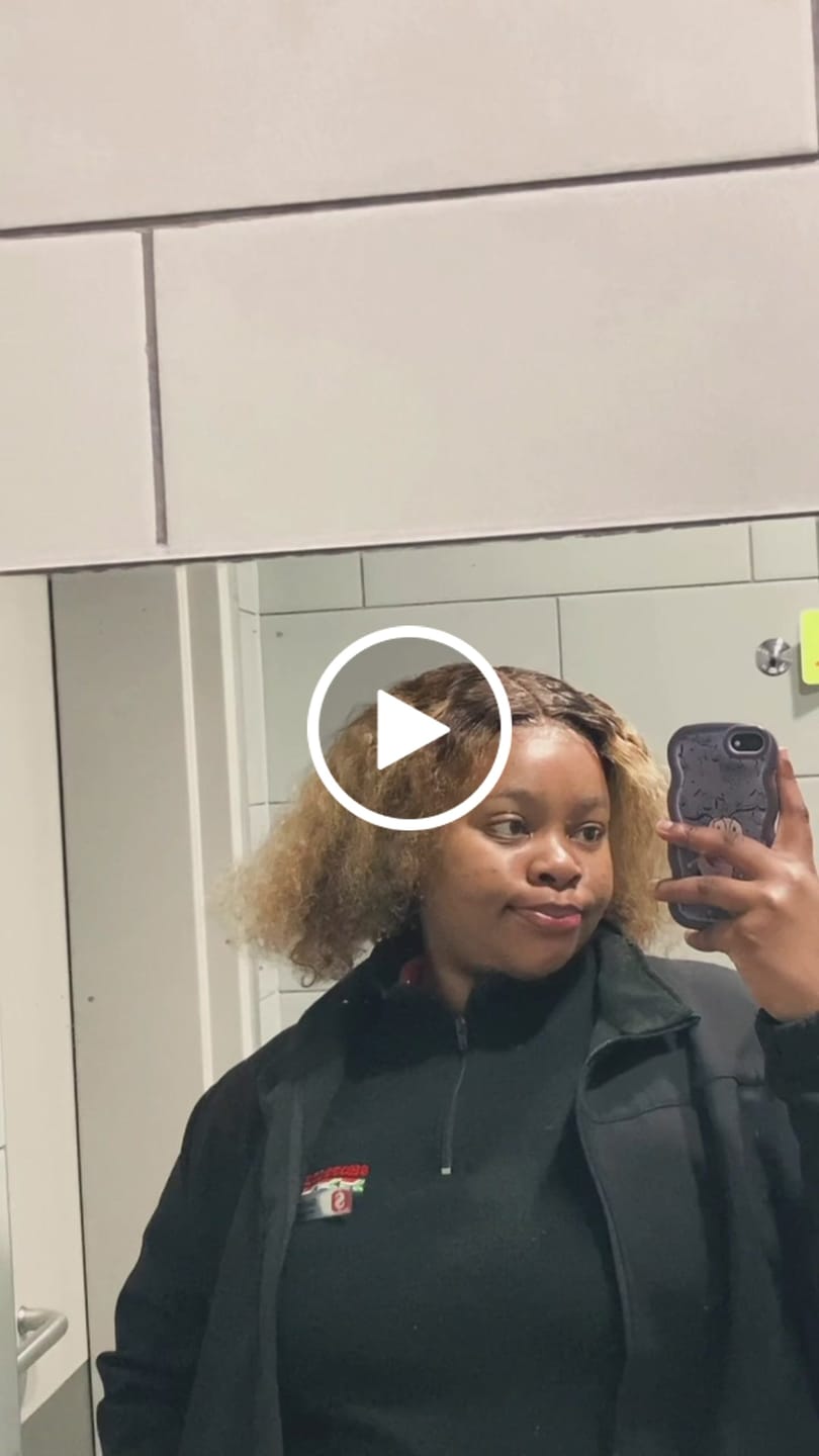 Customer video review of Brazilian 13x4 Bella Blunt Bob 430