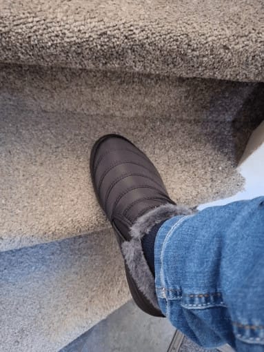 Customer photo review of Bottes doublées et imperméables pour l'hiver - B&J™