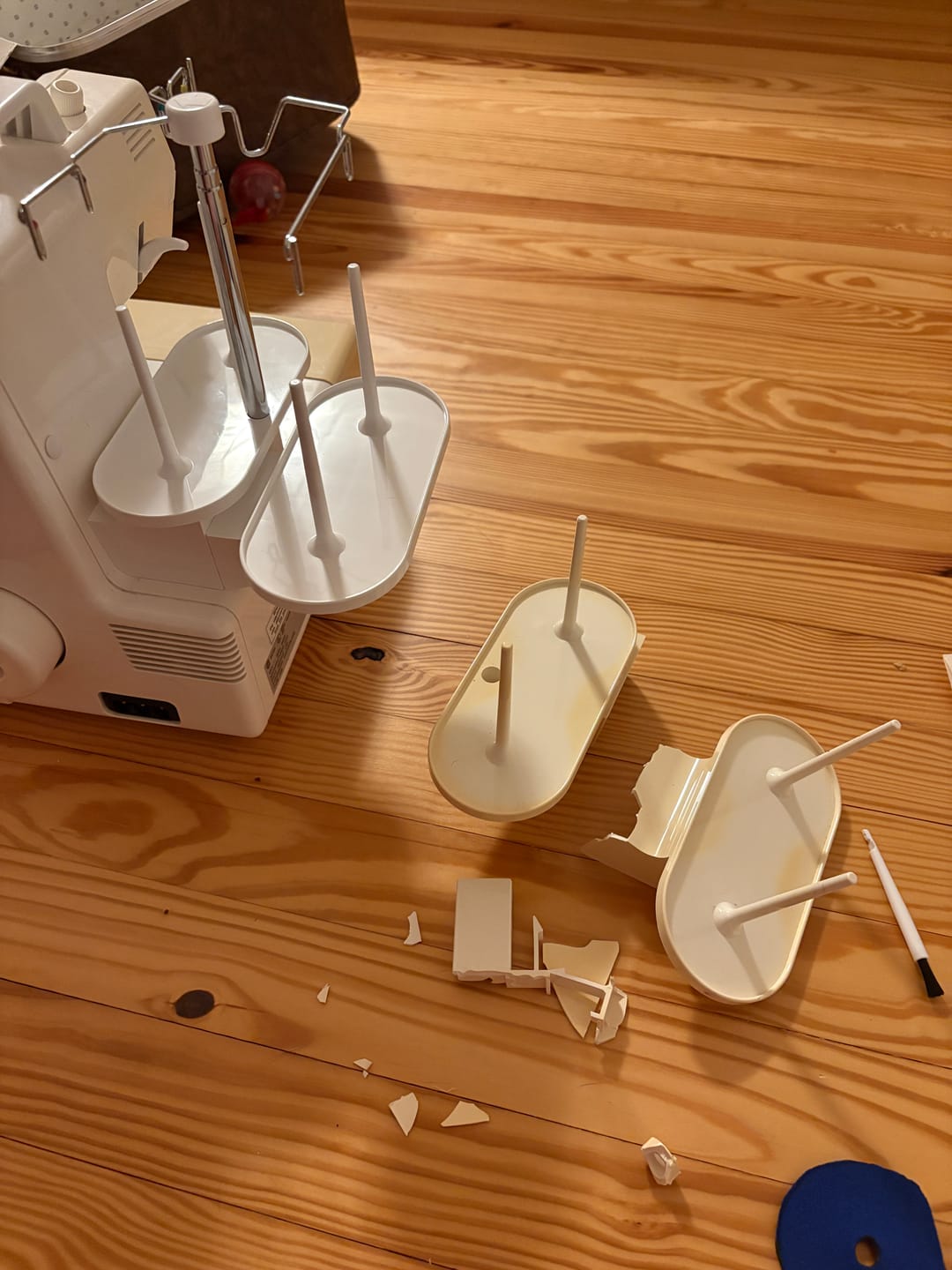 Customer photo review of Spool Holder, Juki #A1119644000A