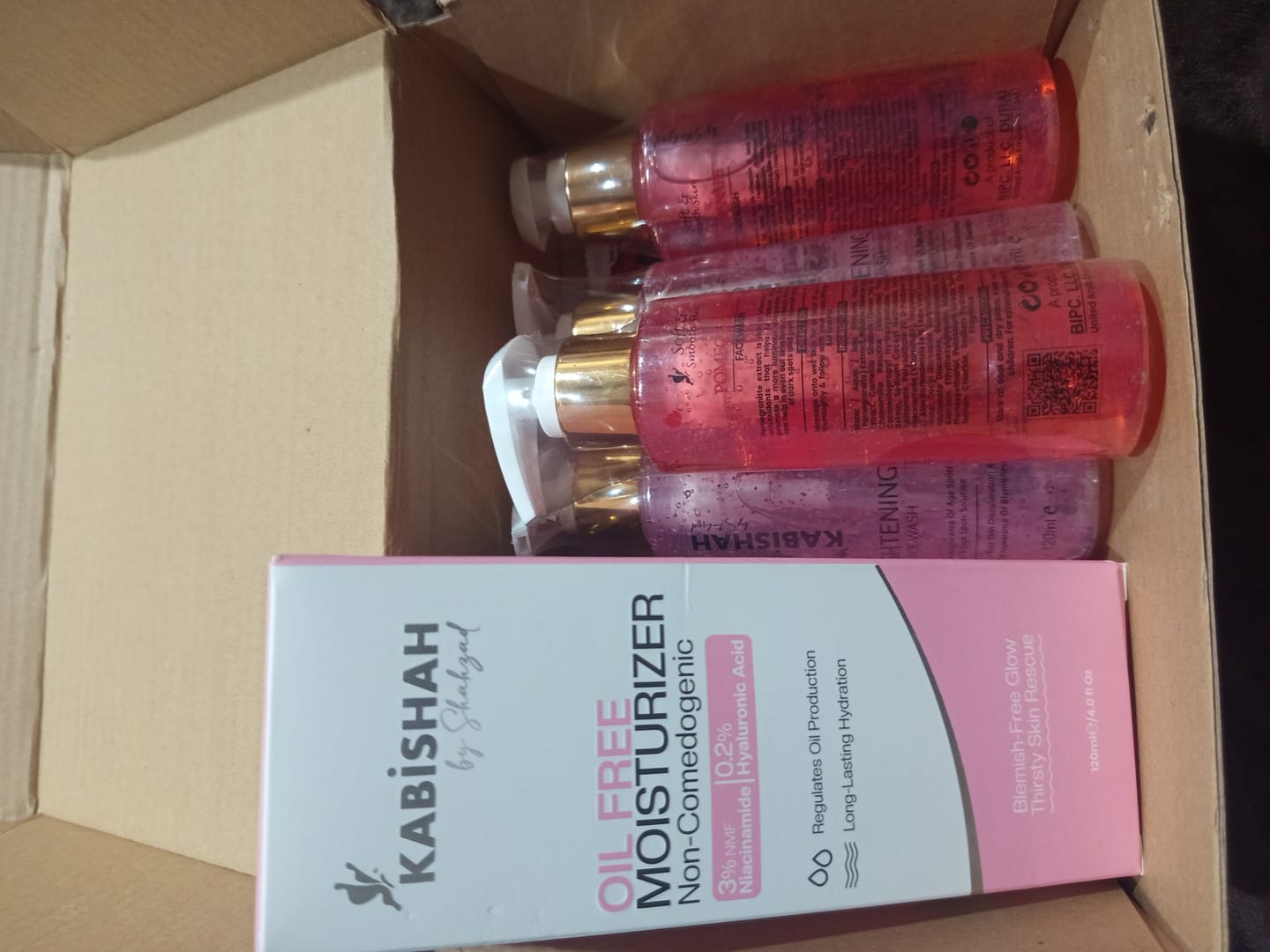 Customer photo review of Pomegranate Facewash Double Pack