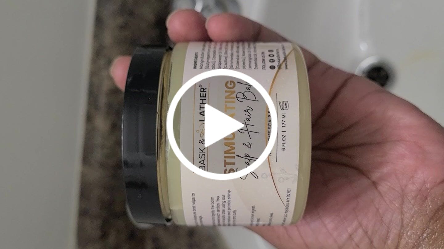 Customer video review of BALM- Stimulating Scalp and Hair Balm