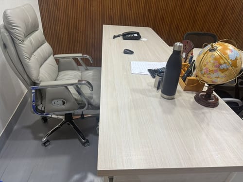 Customer photo review of Ettorez Fortuna High-Back Executive Leatherette Boss Chair