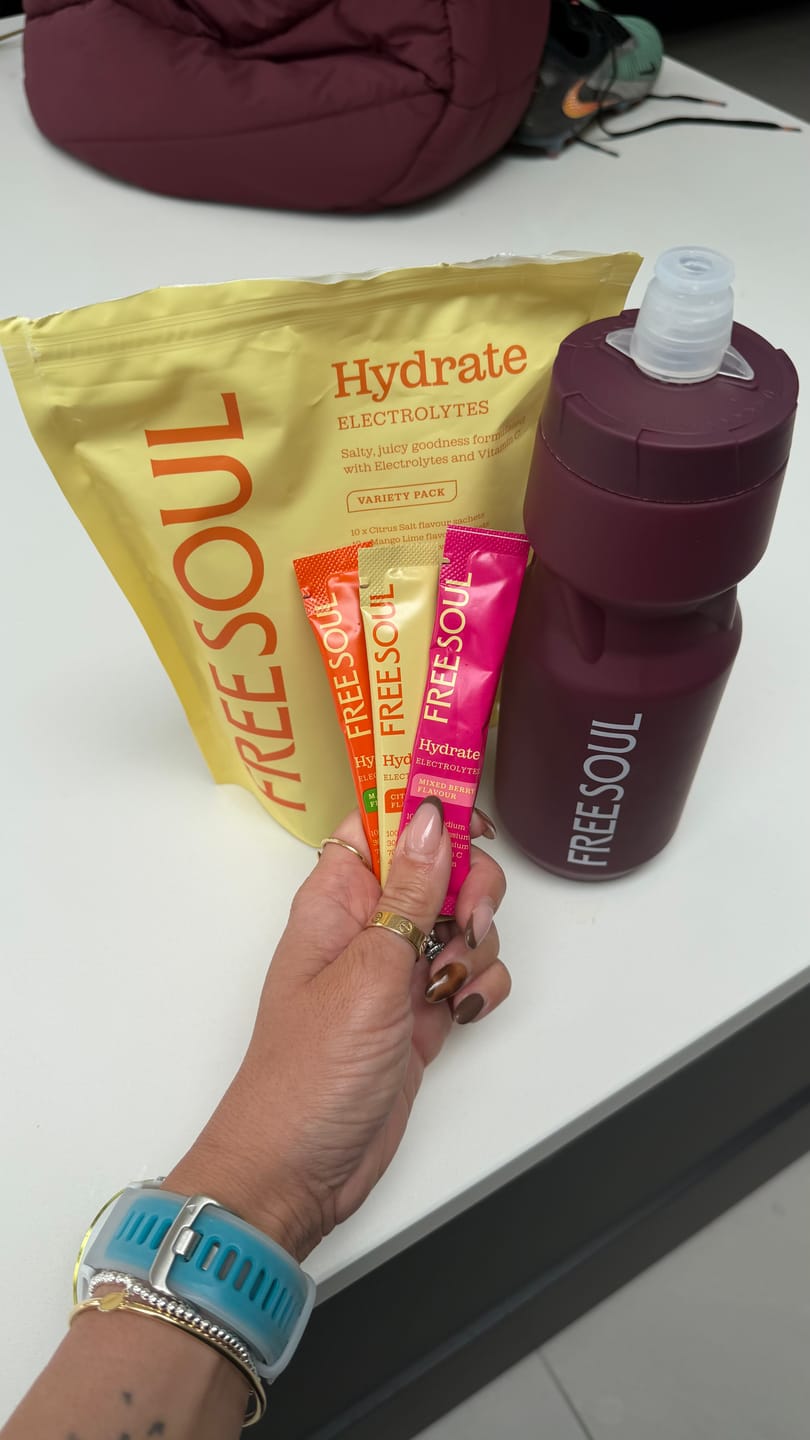 Customer photo review of Free Soul Hydrate Electrolyte Powder
