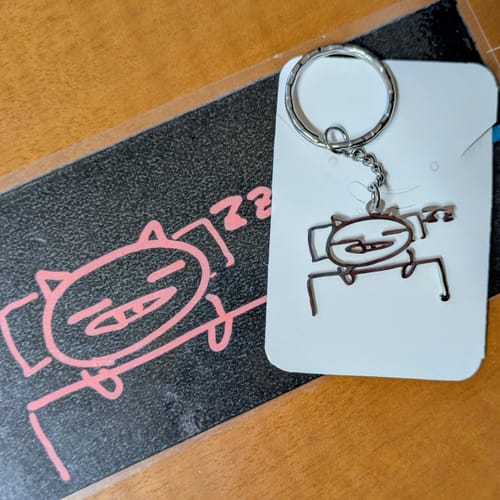 Customer photo review of 【期間限定販売4/29〜5/10】お絵描きが素敵なアクセサリーに大変身♪お絵描きアクセサリー