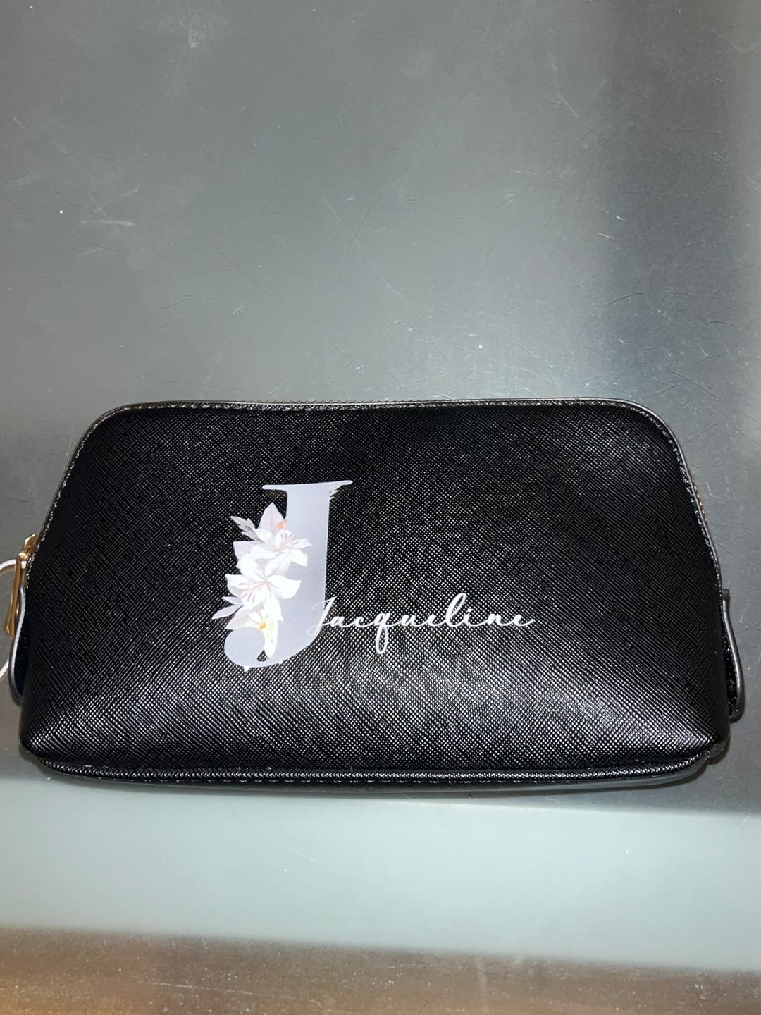 Customer photo review of Deine Initiale - Individuelle PU Kosmetiktasche