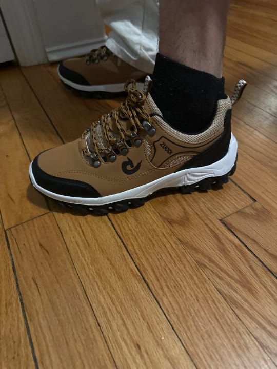 Customer photo review of Chaussures de Randonnée de Luxe avec une Touche Sportive