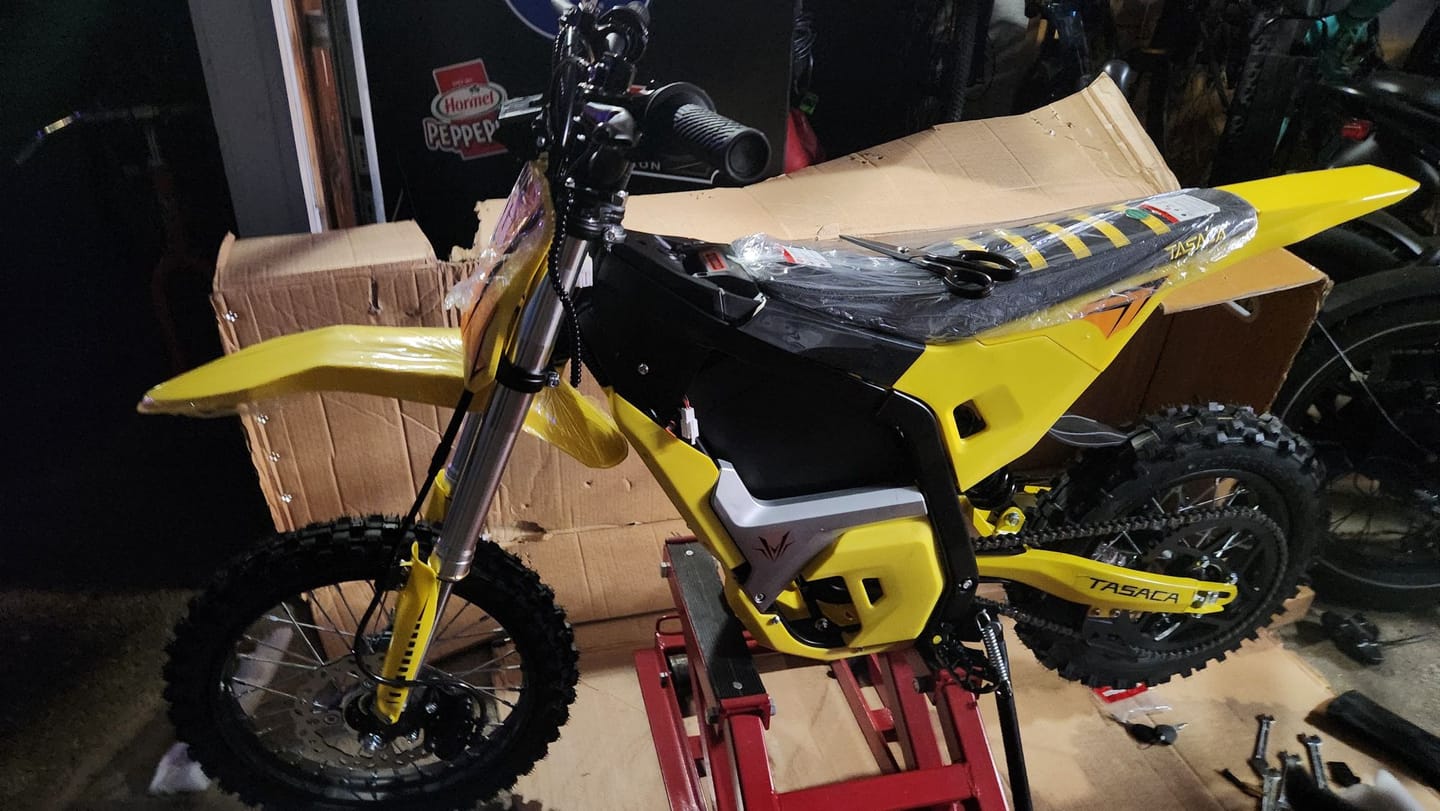 Customer photo review of T500-V58 Electric Dirt Bike