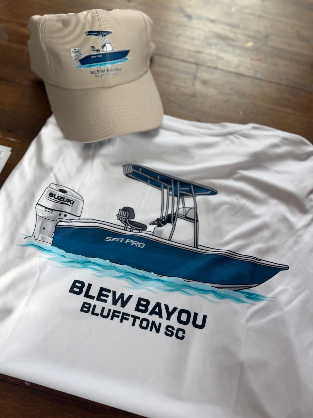 Customer photo review of Custom Digital Boat Artwork