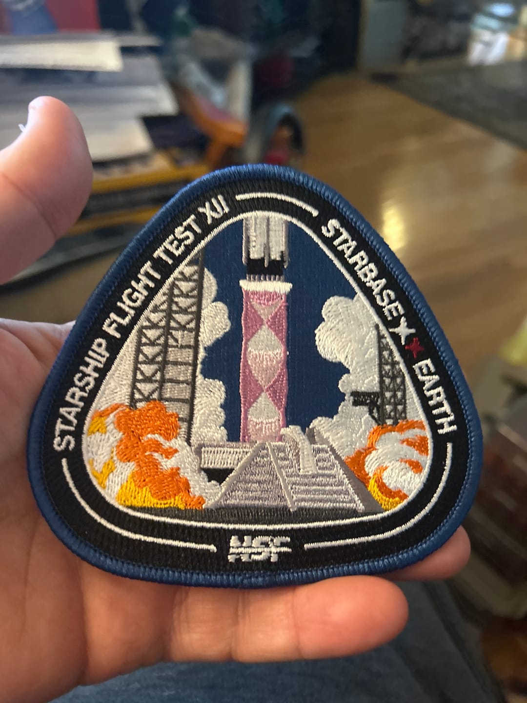 Customer photo review of Starship Flight 12 - Collectors Patch