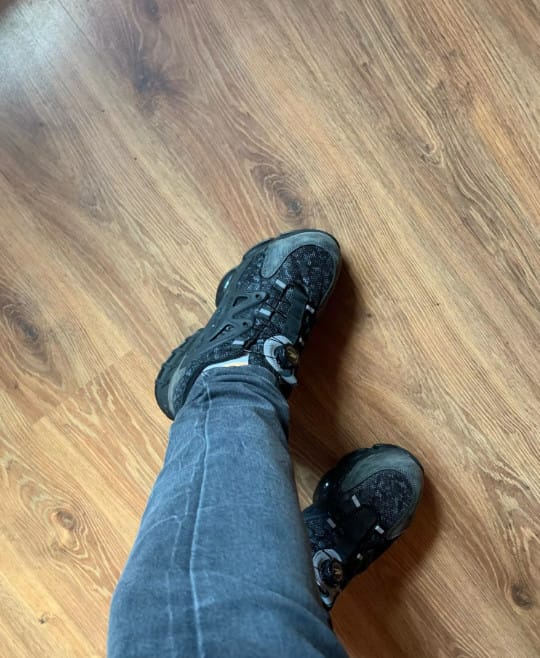 Customer photo review of Chaussures de Sécurité avec Bouton Rotatif - Parker en Acier & Coussin d'Air