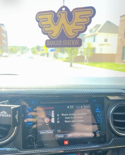 Customer photo review of "Hoss" Ranger Station Car Air Freshener