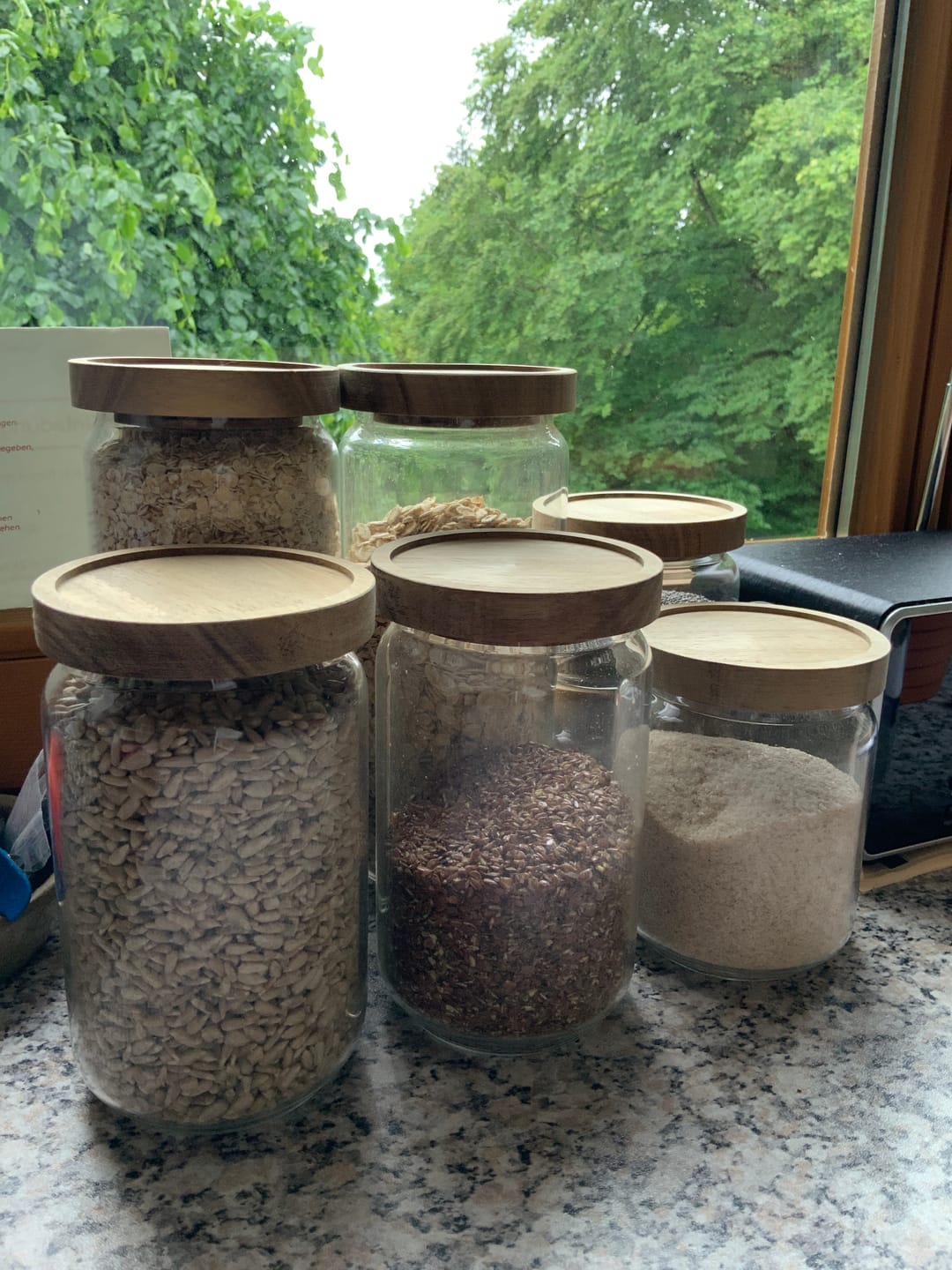 Customer photo review of Vorratsgläser mit Holzdeckel