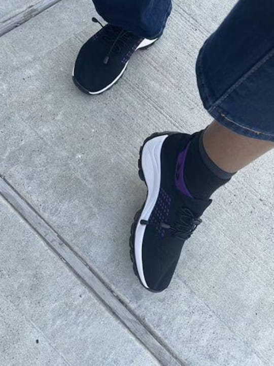Customer photo review of Baskets Légères et Respirantes pour Femme - Confort et Style