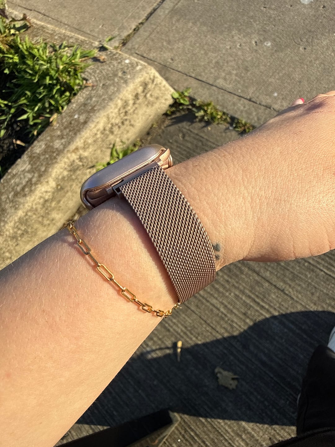 Customer photo review of Paperclip Bracelet