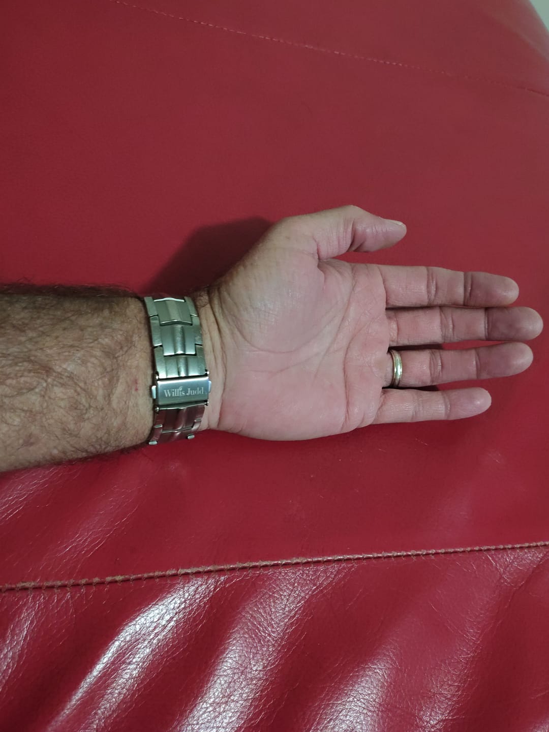 Customer photo review of Strongest Magnetic Bracelet For Men - New Design- Silver