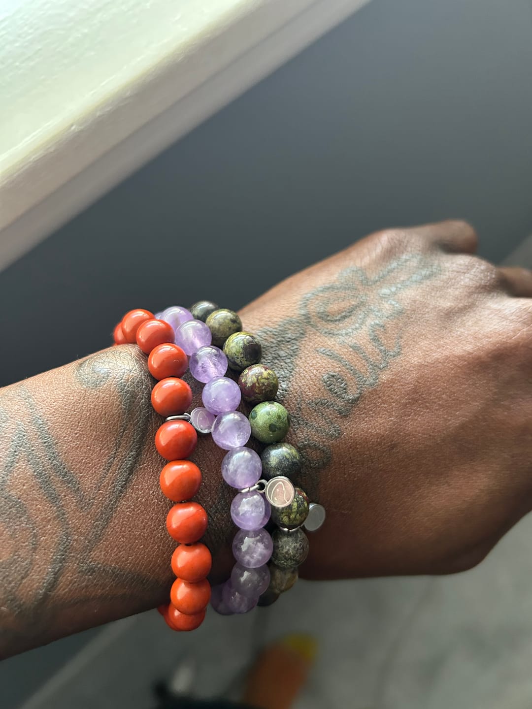 Customer photo review of February Birthstones Bracelet Pack