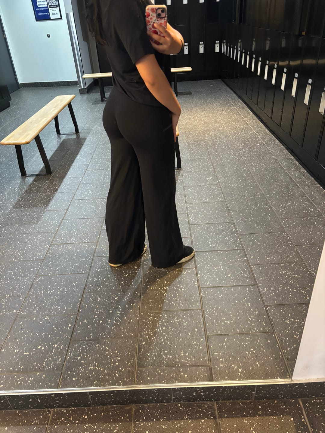 Customer photo review of W2289 - Kove Wide Leg Flare Leggings (Short)