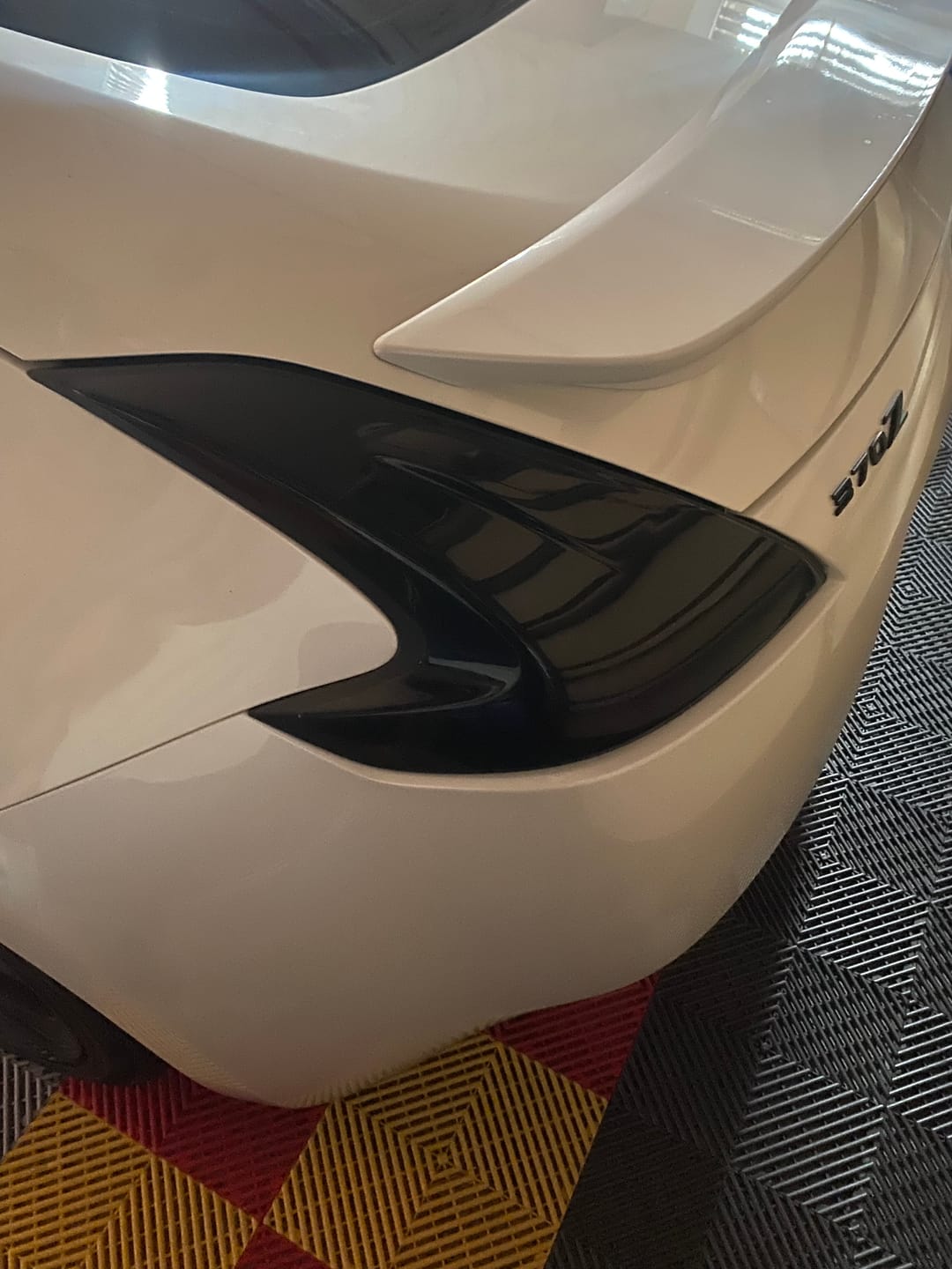 Customer photo review of For Nissan 370Z 2008-2021 Rear Light Taillight Tinted Dark Smoked cover