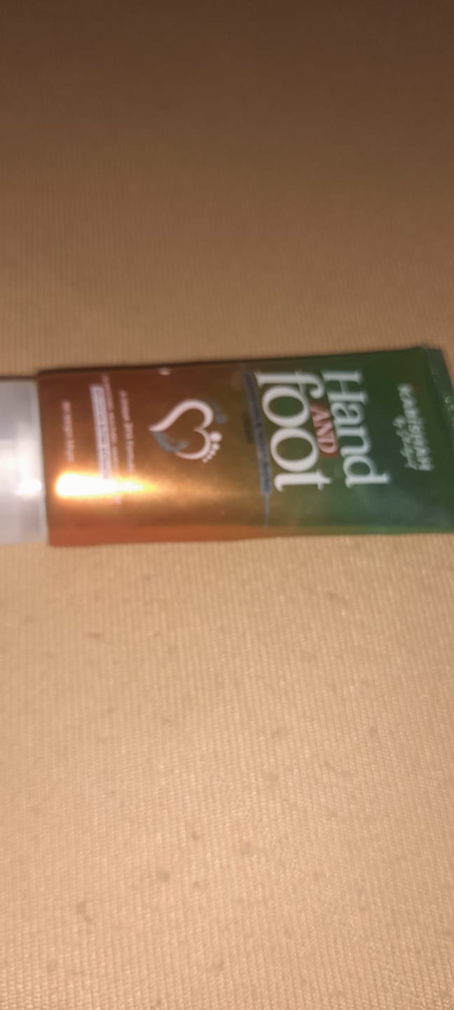 Customer photo review of Hand & foot Brightening and Moisturizing Cream