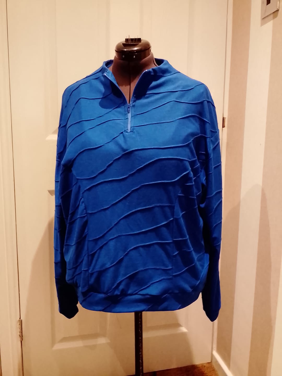 Customer photo review of Ribbed Viscose Jersey Fabric