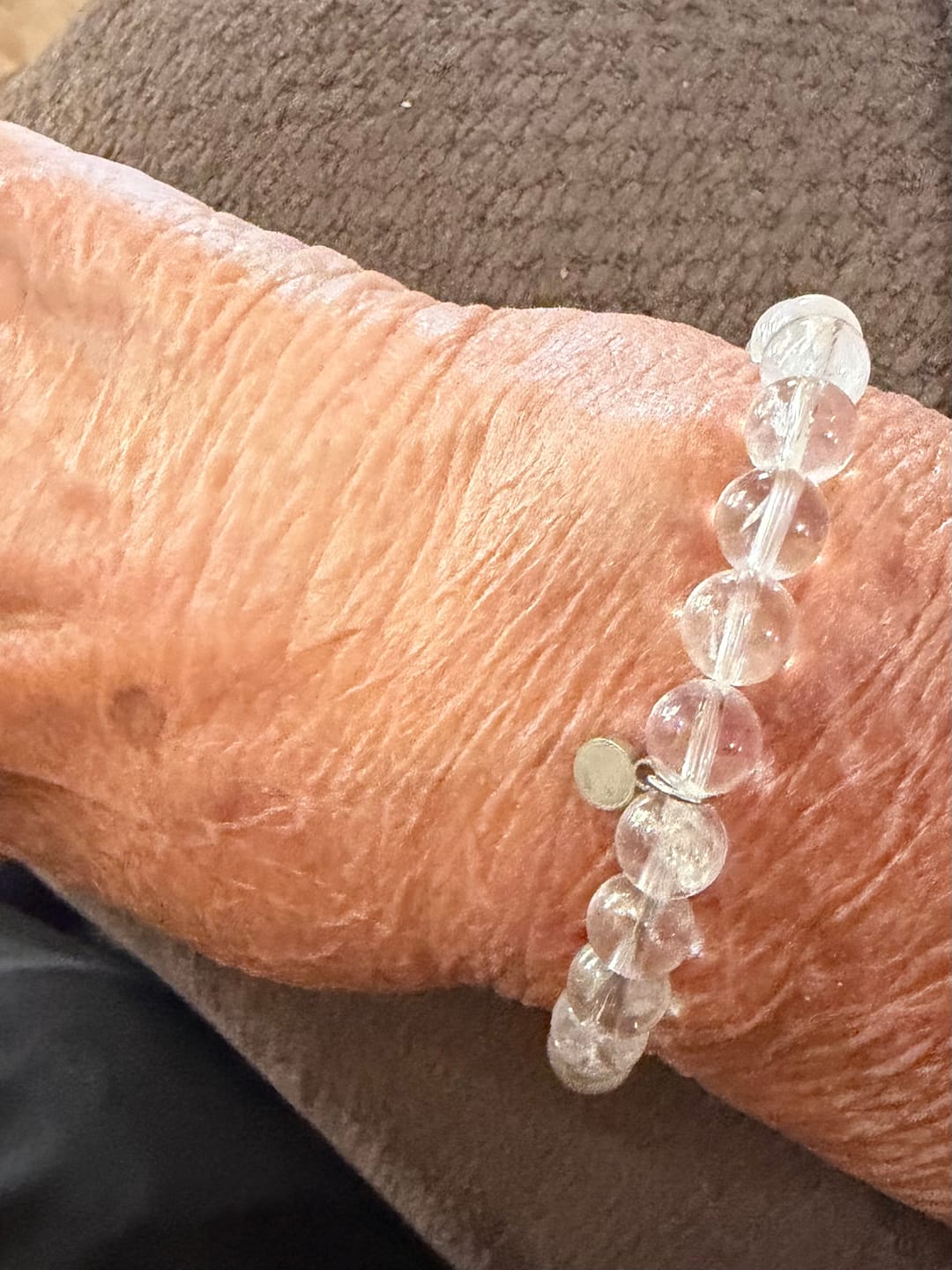 Customer photo review of Clear Quartz Bracelet