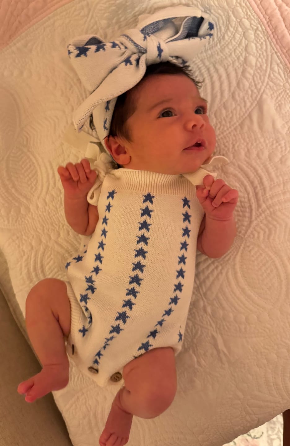 Customer photo review of Bright Stars Romper + Bow