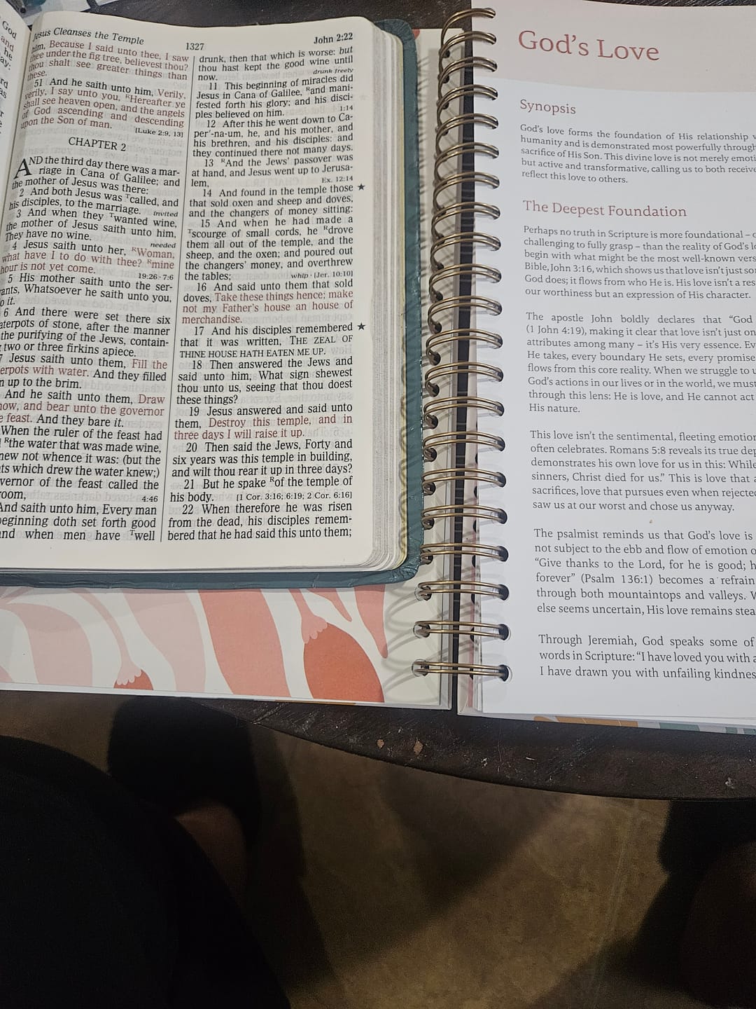 Customer photo review of The Bible In A Year: A 52-Week Journey Through God's Word