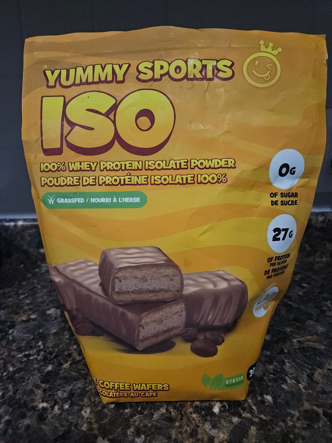 Customer photo review of Yummy Sports - ISO 100% Protéine Isolate 2lbs