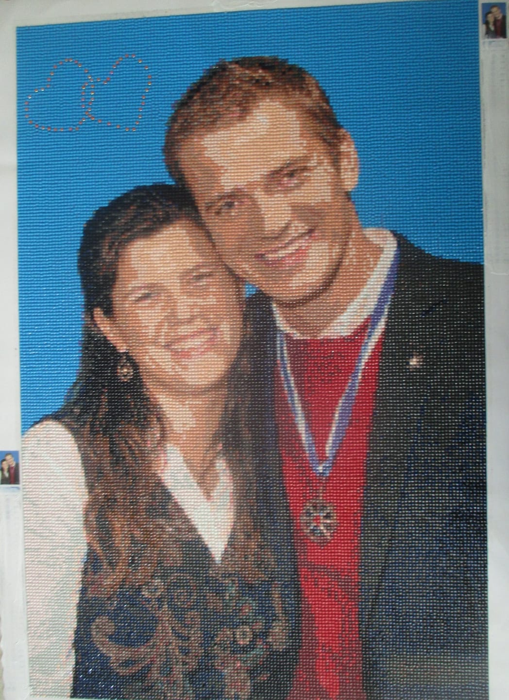Customer photo review of Custom Diamond Painting Kits - Upload Any Image - Create Your Own
