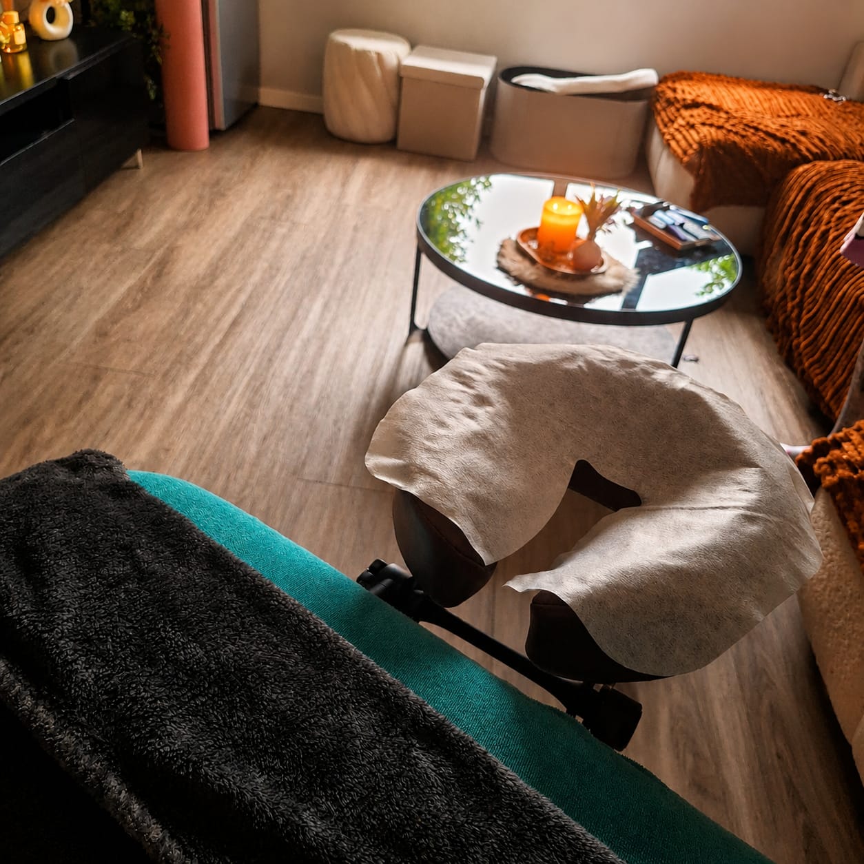 Customer photo review of Vlies Einwegauflagen für Kopfstützen der Massageliege