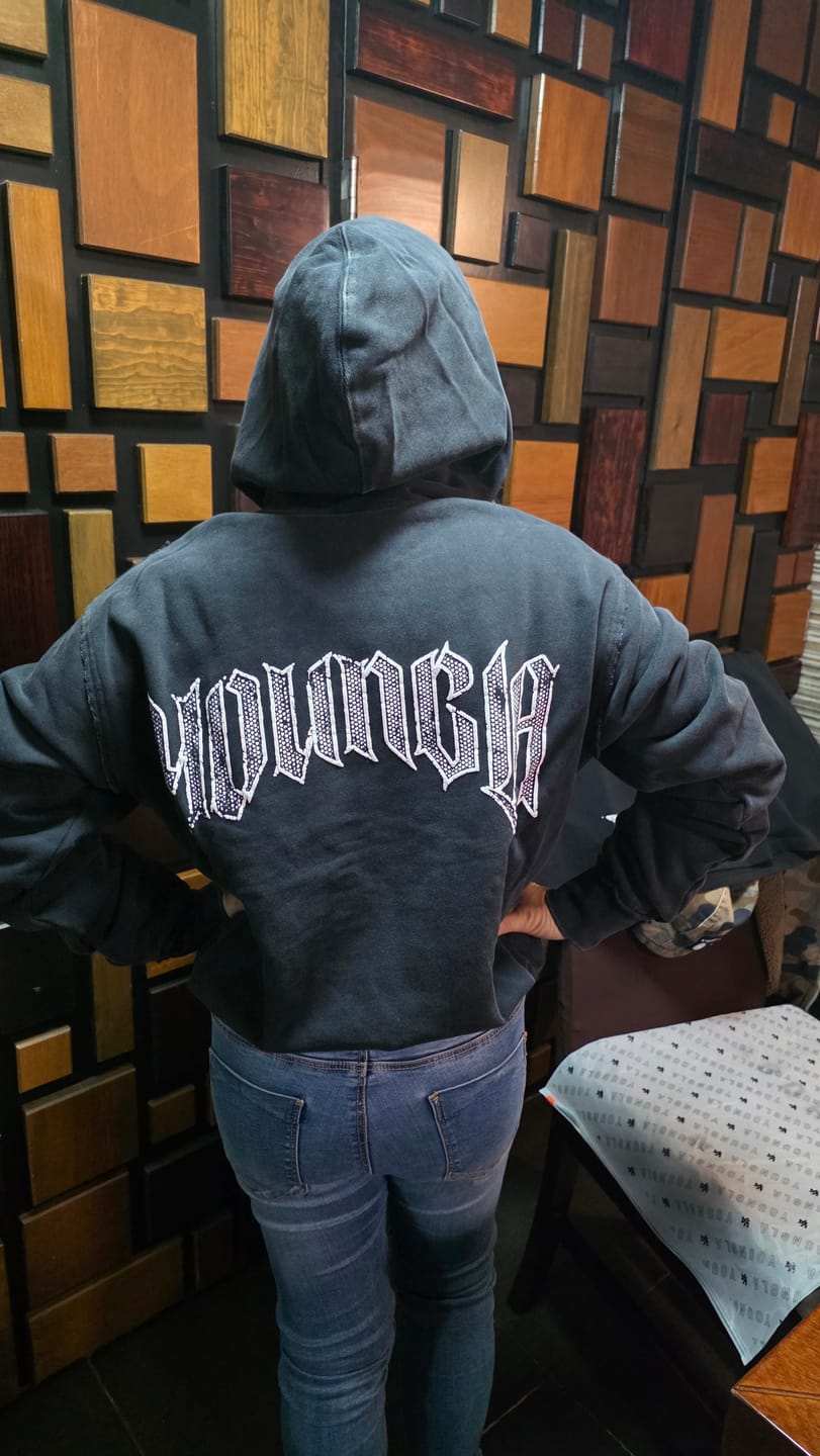Customer photo review of W549 Rebel Hoodie