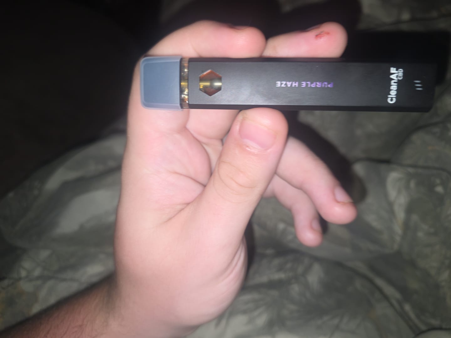 Customer photo review of Purple Haze Indica THC Vape Pen